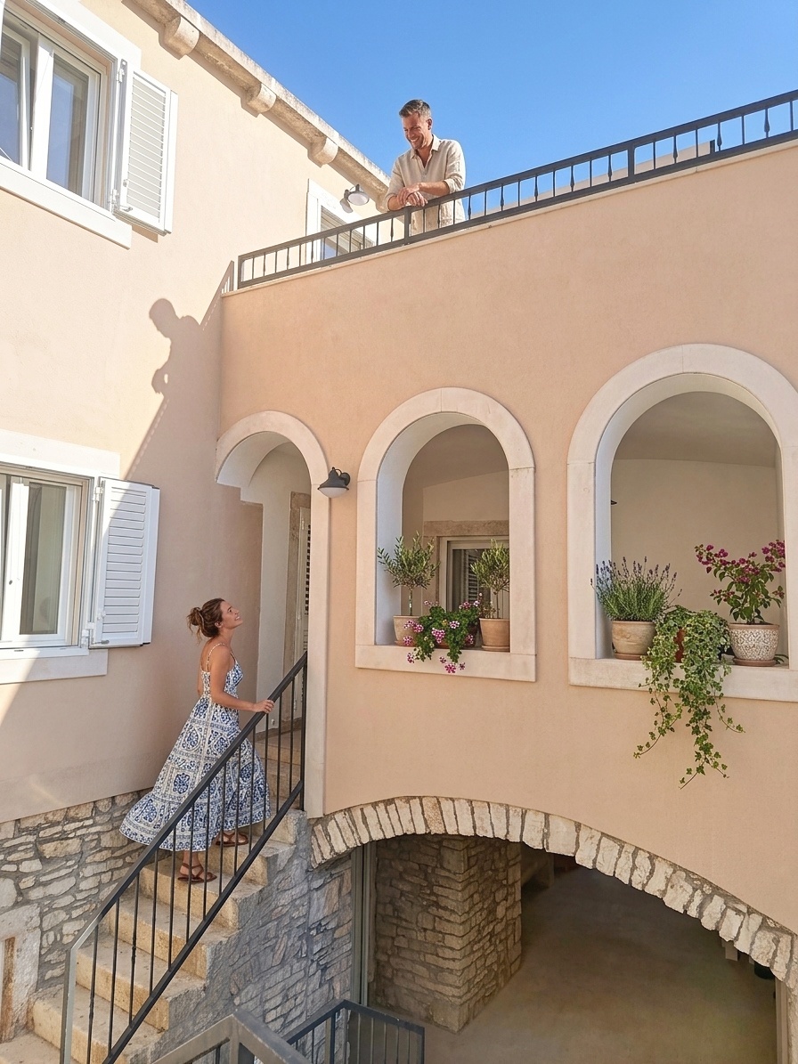 Heritage stone archway